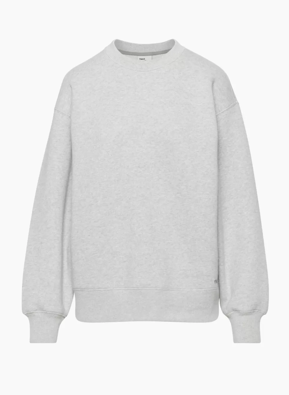 bubble fleece boyfriend crew sweatshirt