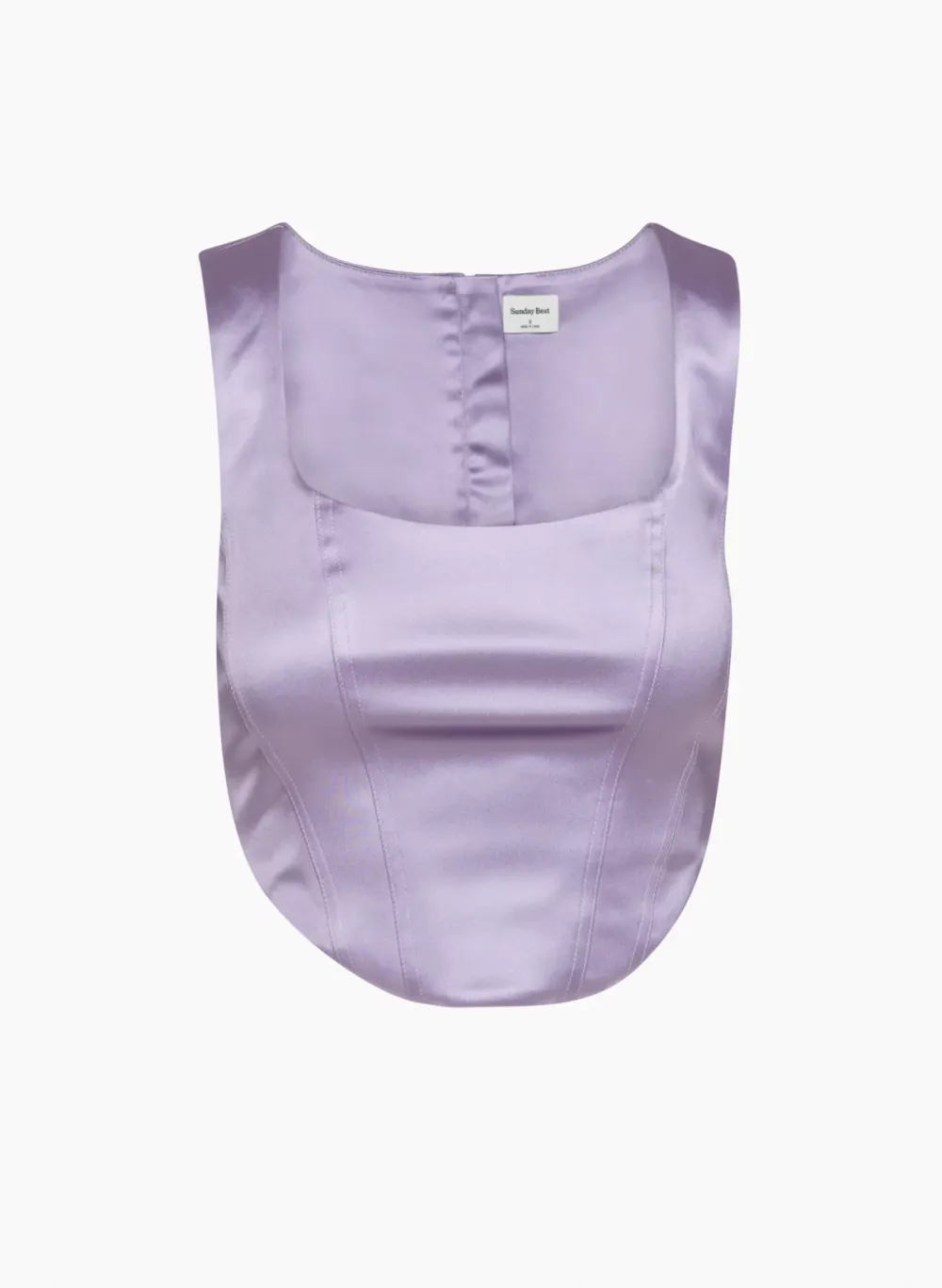 shiloh satin bustier