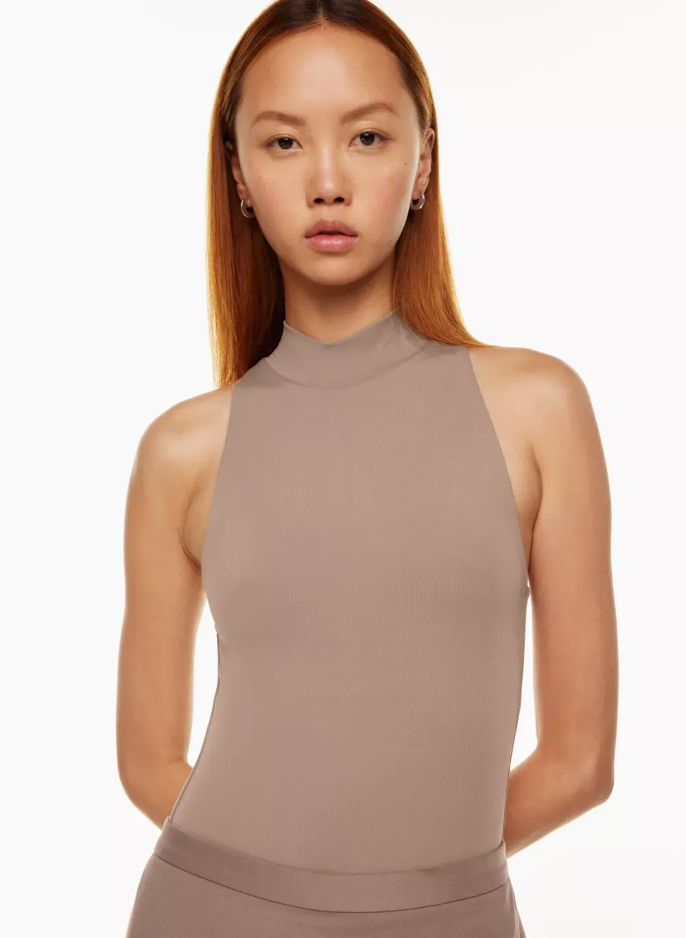 contour mockneck bodysuit