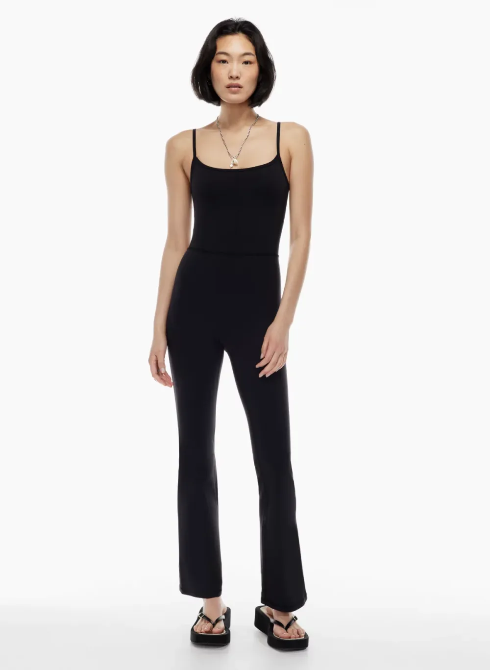 divinity kick flare jumpsuit