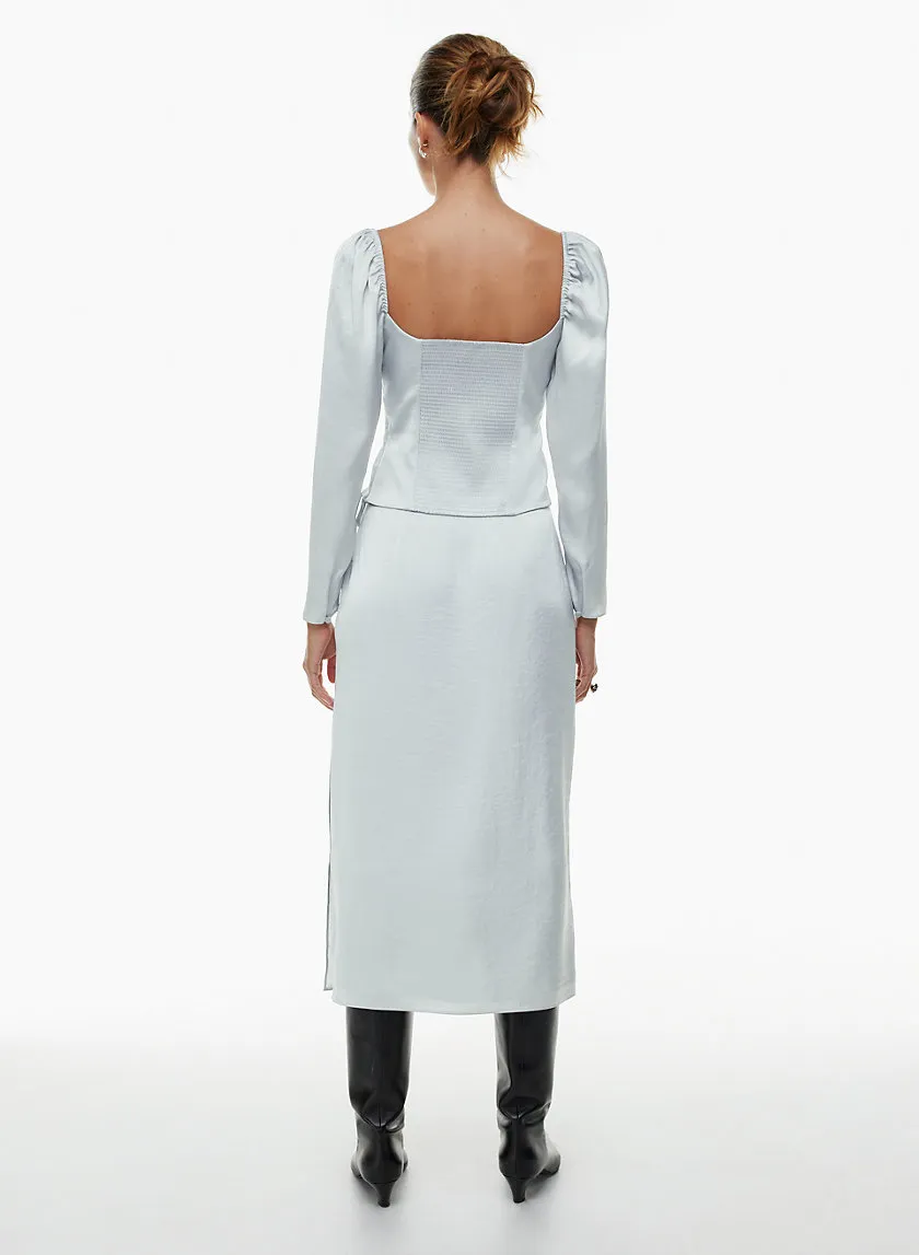 new novella satin blouse