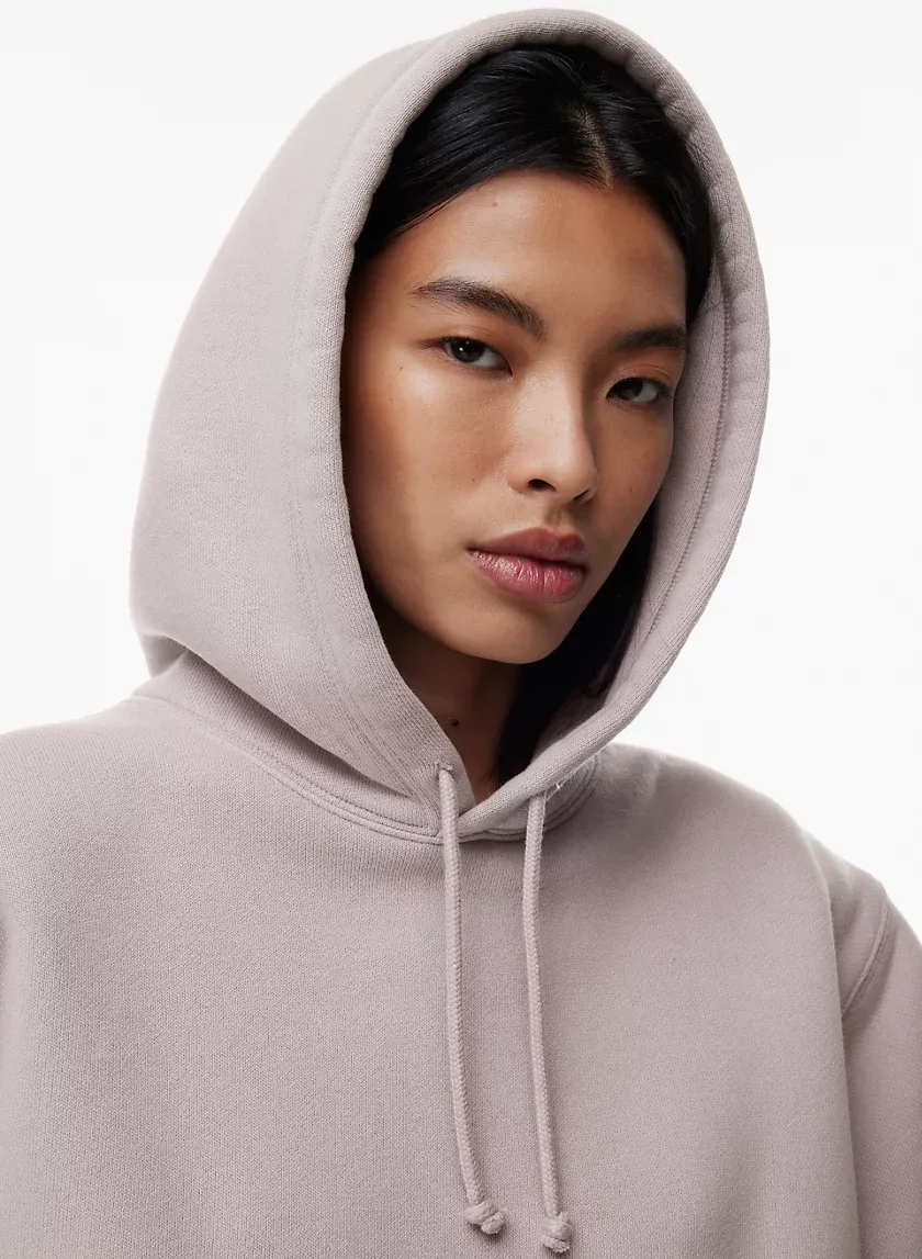 bubble fleece boyfriend hoodie