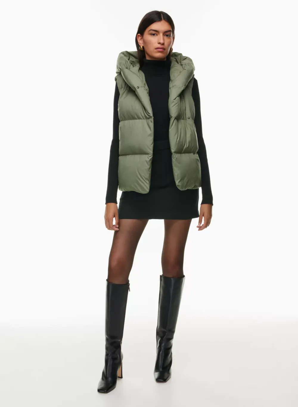 the duvet puffer vest