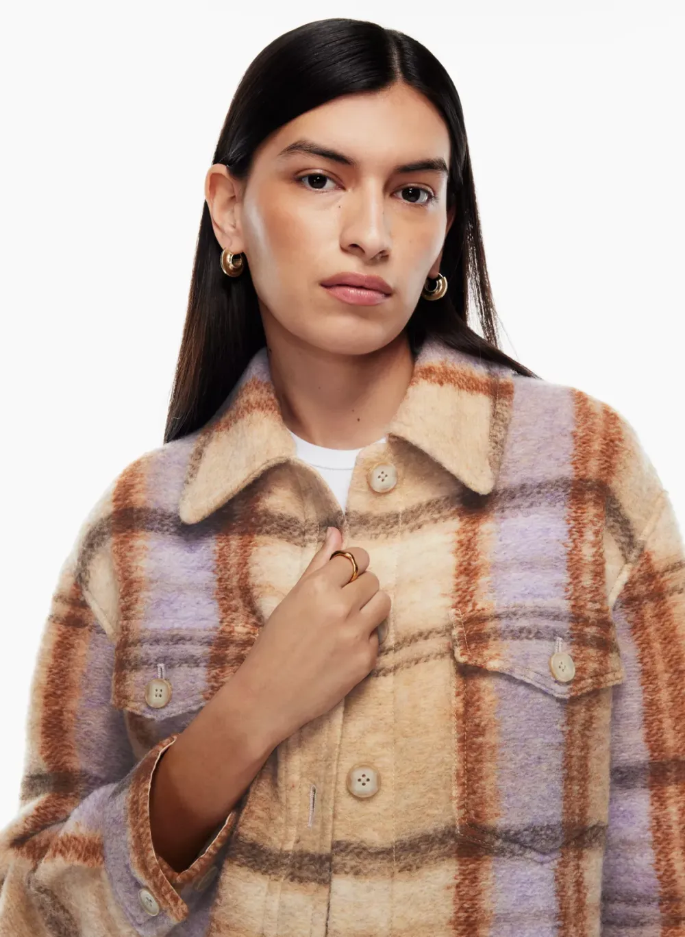 the gannaTM shirt jacket