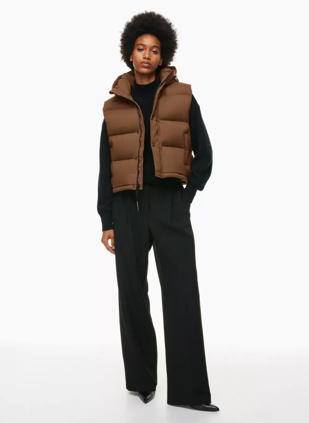 the super puffTM shorty vest