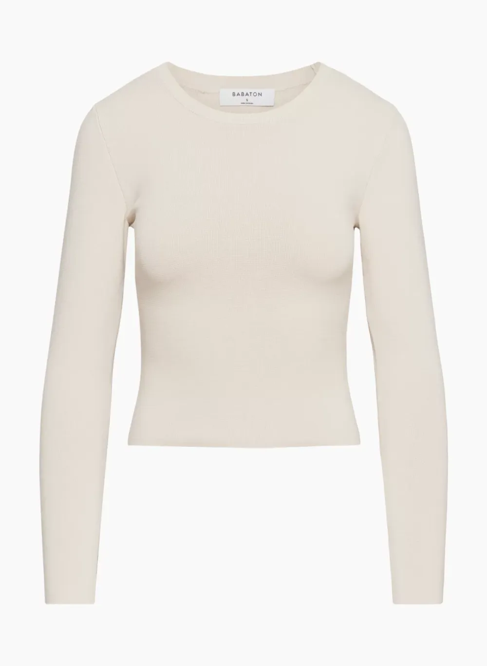 sculpt knit crew longsleeve