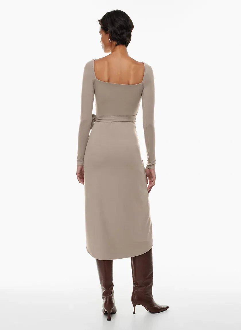 saturn longsleeve midi dress
