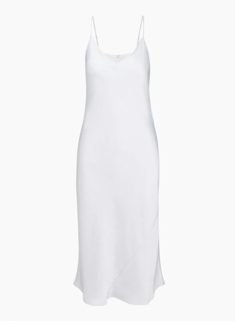 only slip satin midi dress