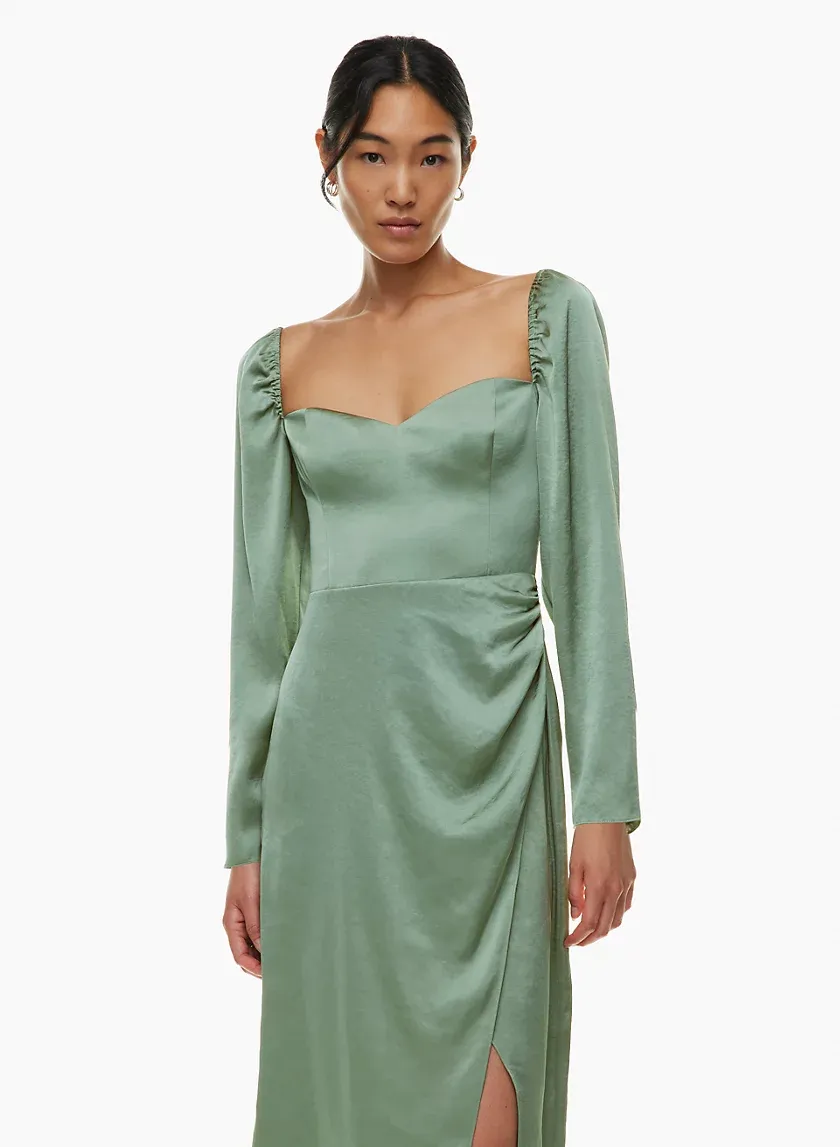 anfora satin dress