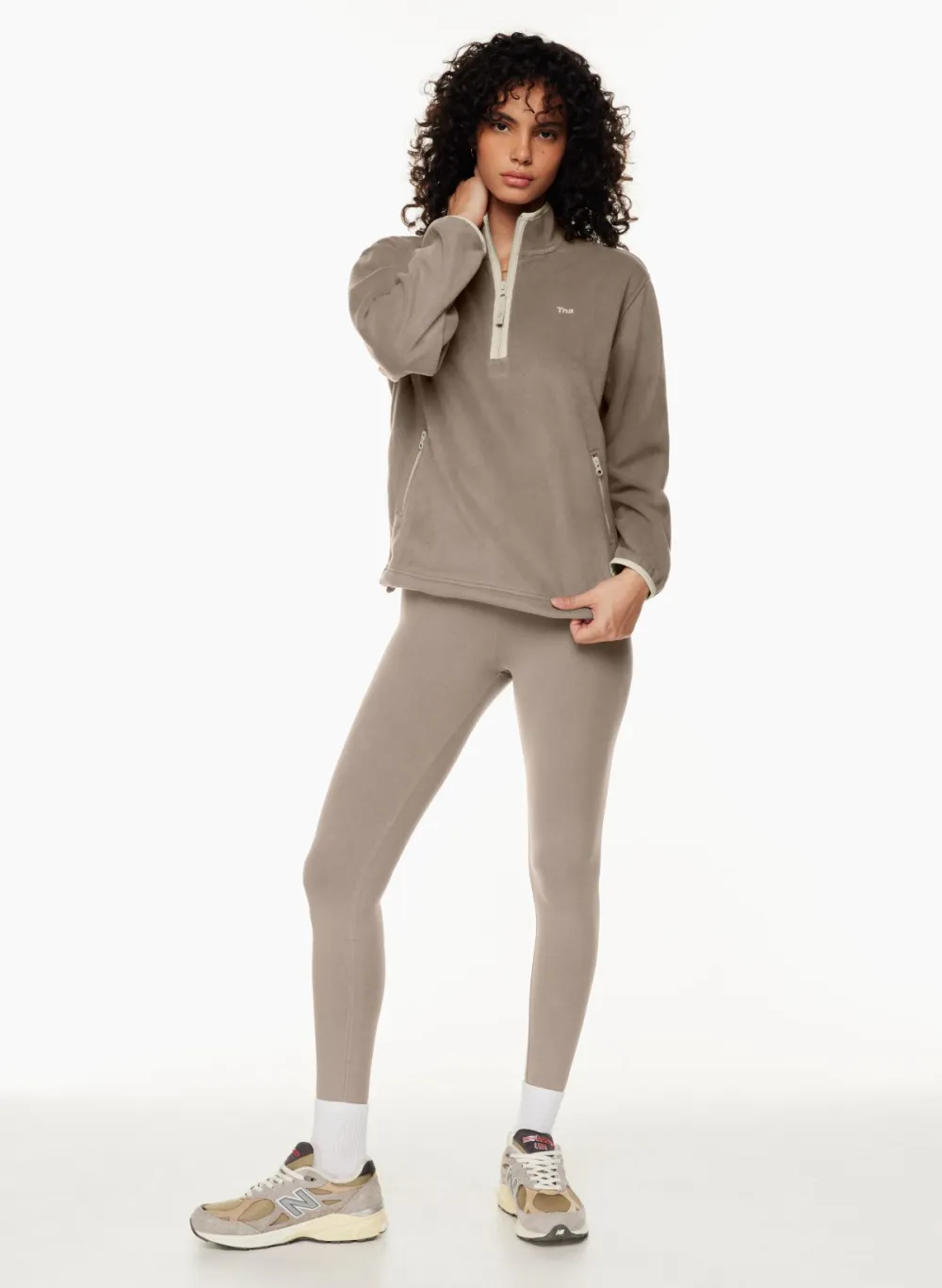 sno polar 1⁄4 zip hip sweater