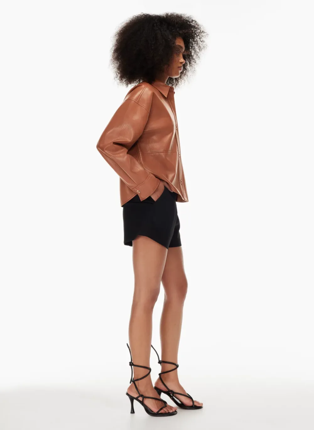 pelli hip shirt jacket