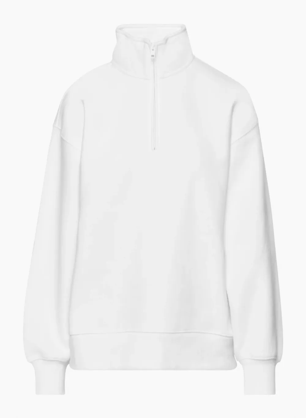 cozy fleece boyfriend 1/4 zip sweatshirt