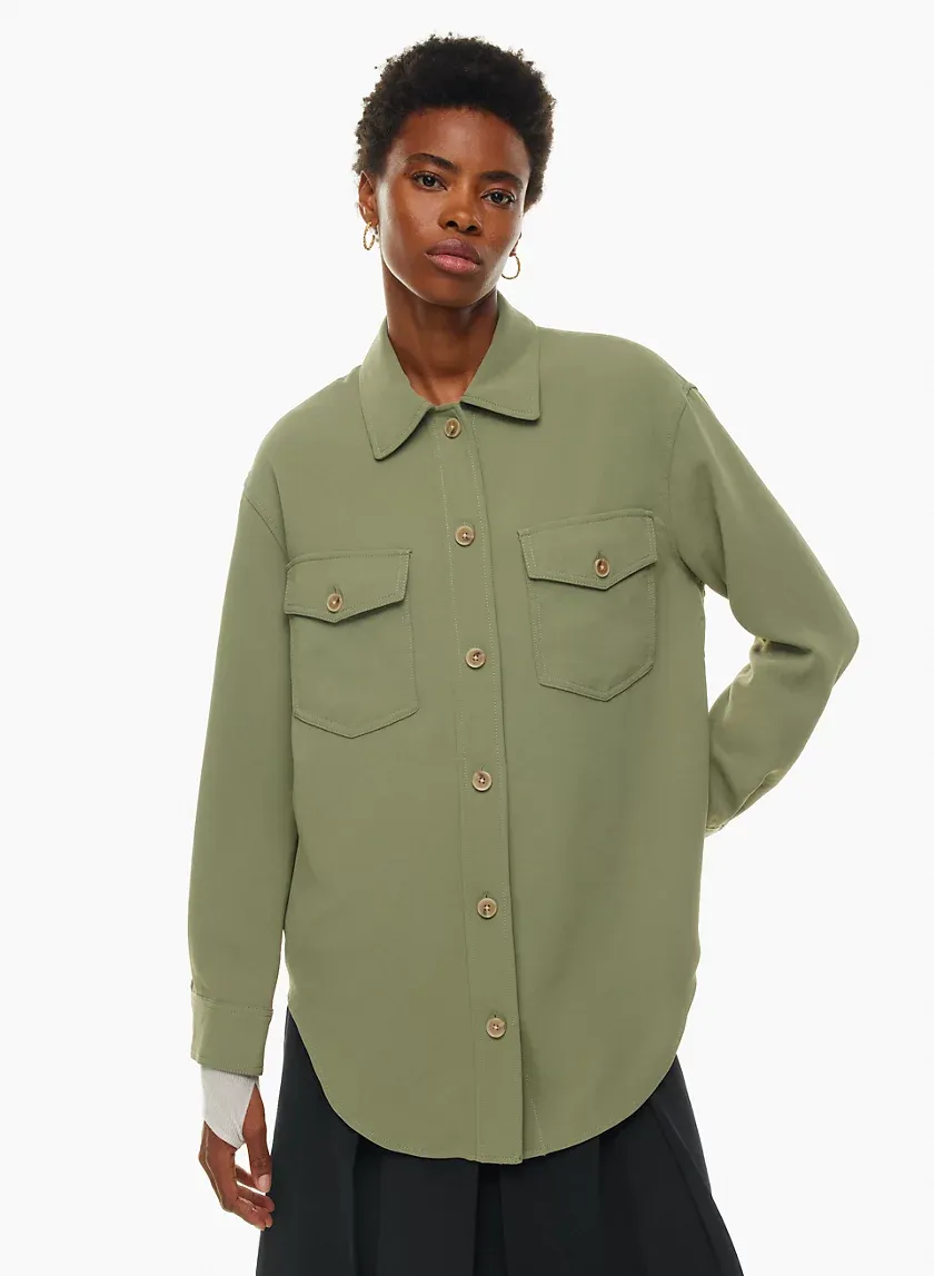 the gannaTM shirt jacket