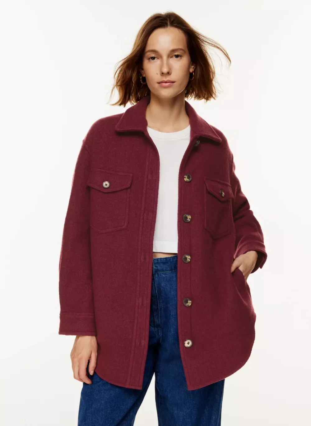 the gannaTM shirt jacket