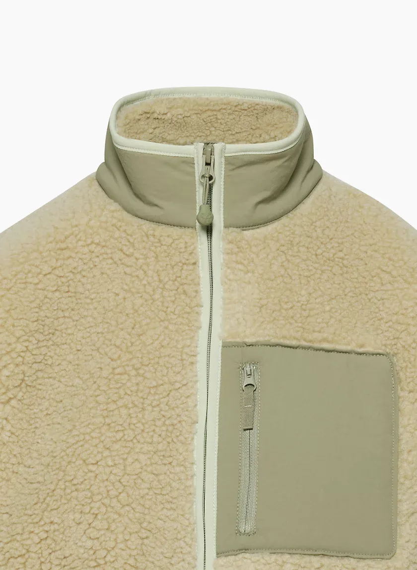 snoblock polar shred mockneck jacket