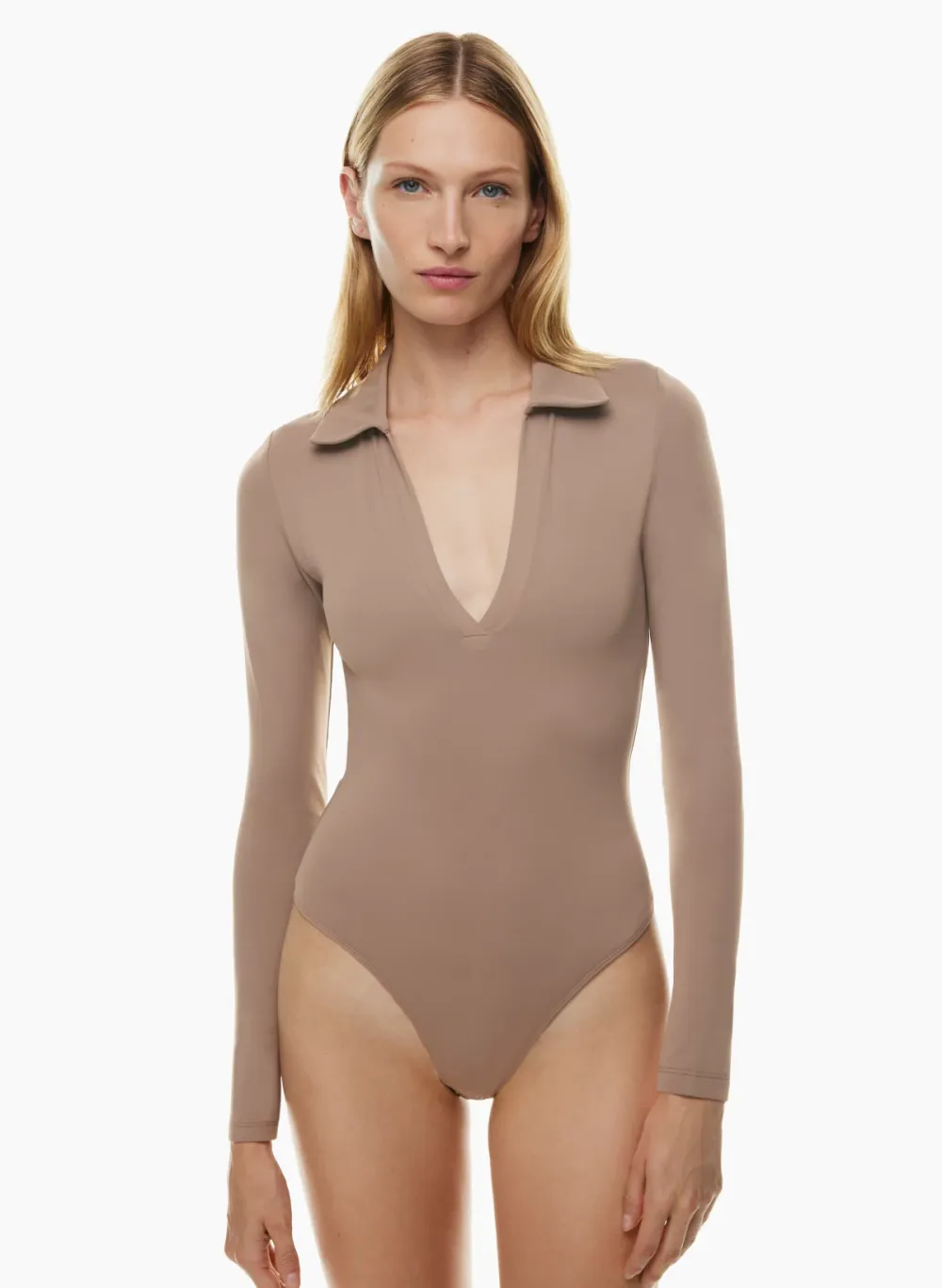 contour polo longsleeve bodysuit