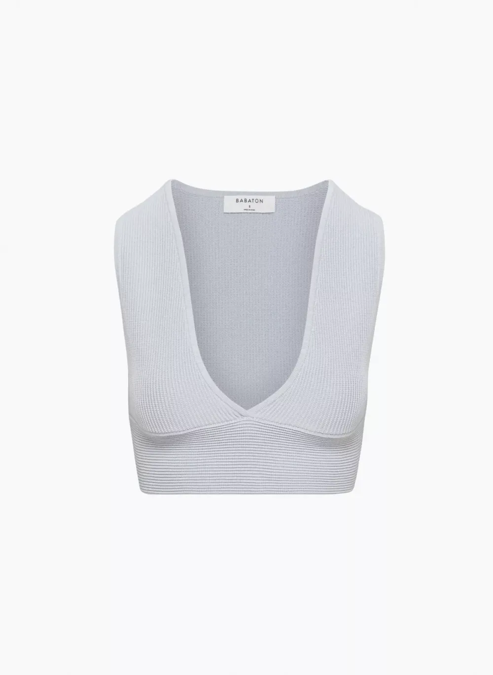 sculpt knit deep v tank