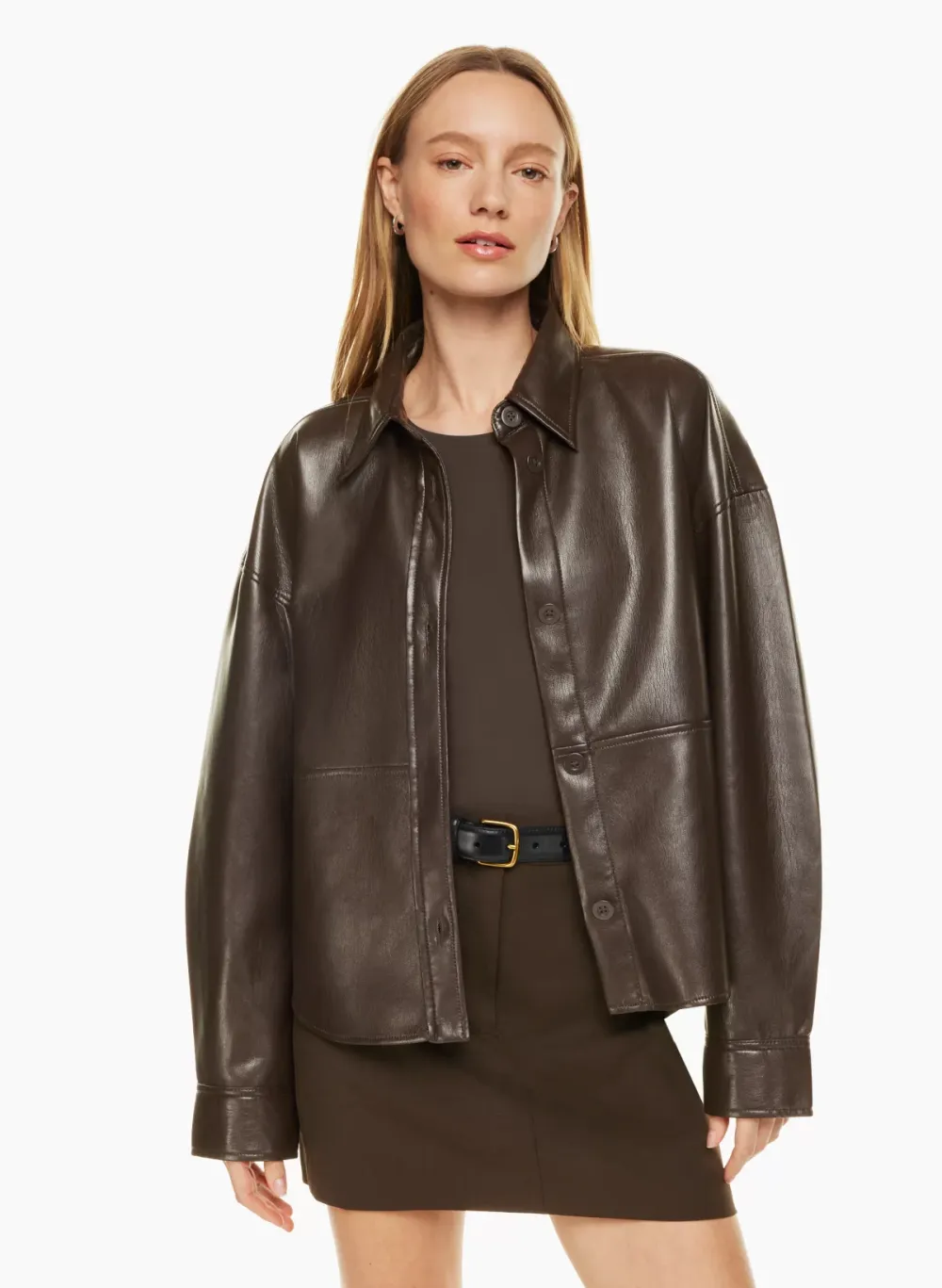 pelli hip shirt jacket