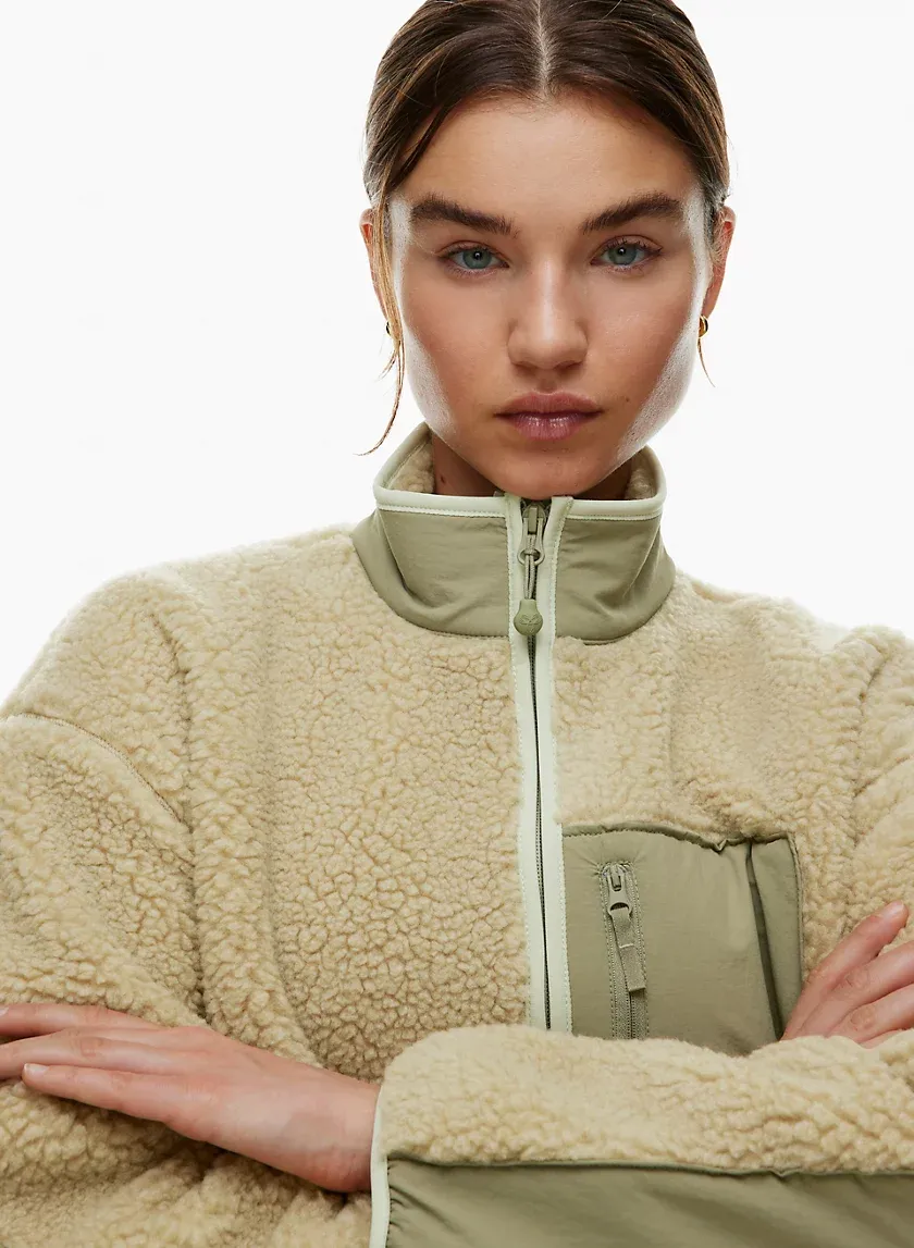 snoblock polar shred mockneck jacket