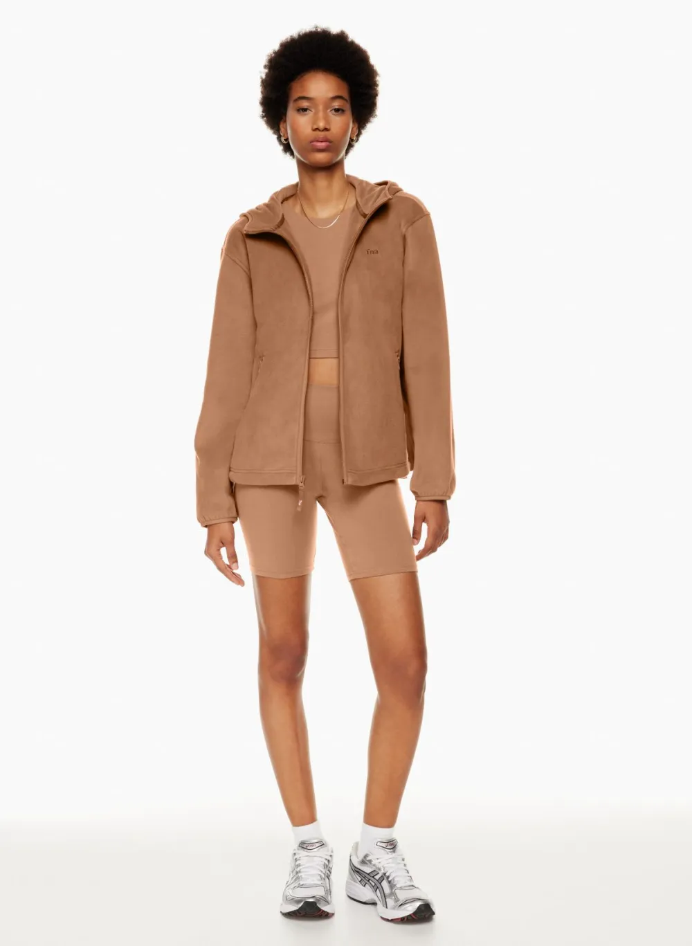 sno polar oversized zip hoodie