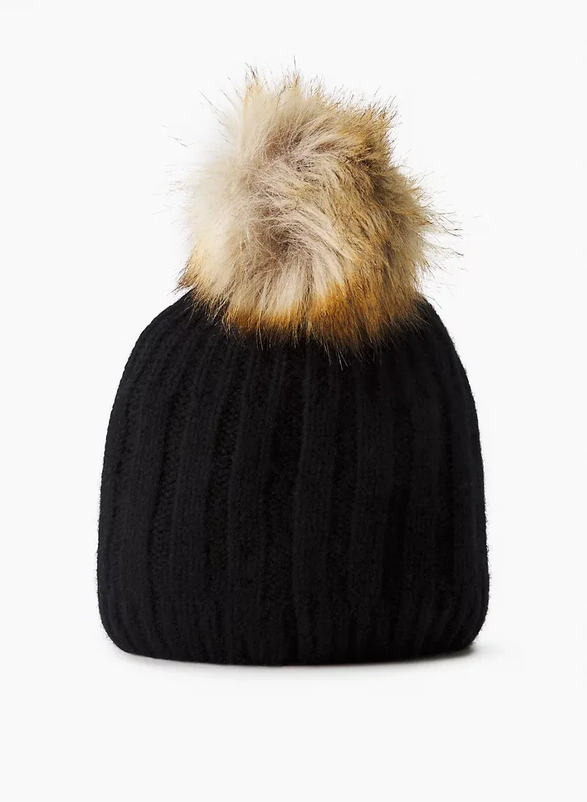 pom liteluxe cashmere beanie