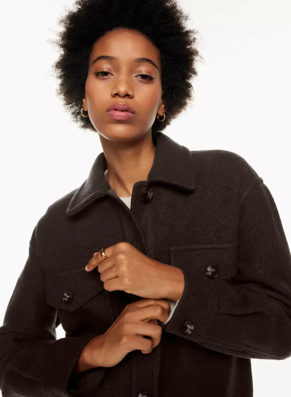 the gannaTM shirt jacket