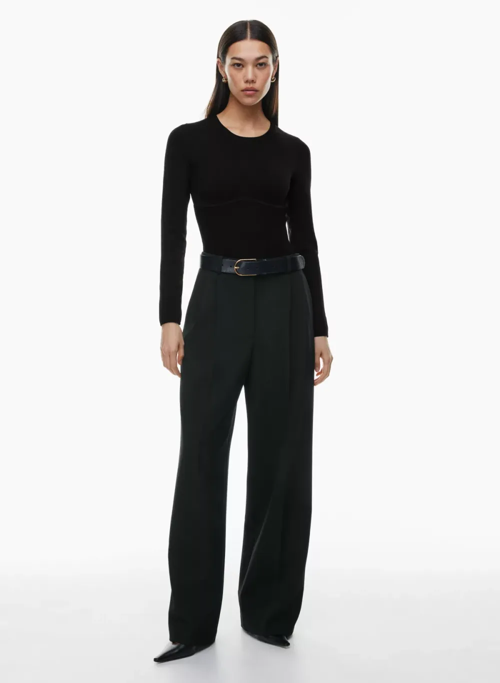 sculpt knit empire longsleeve