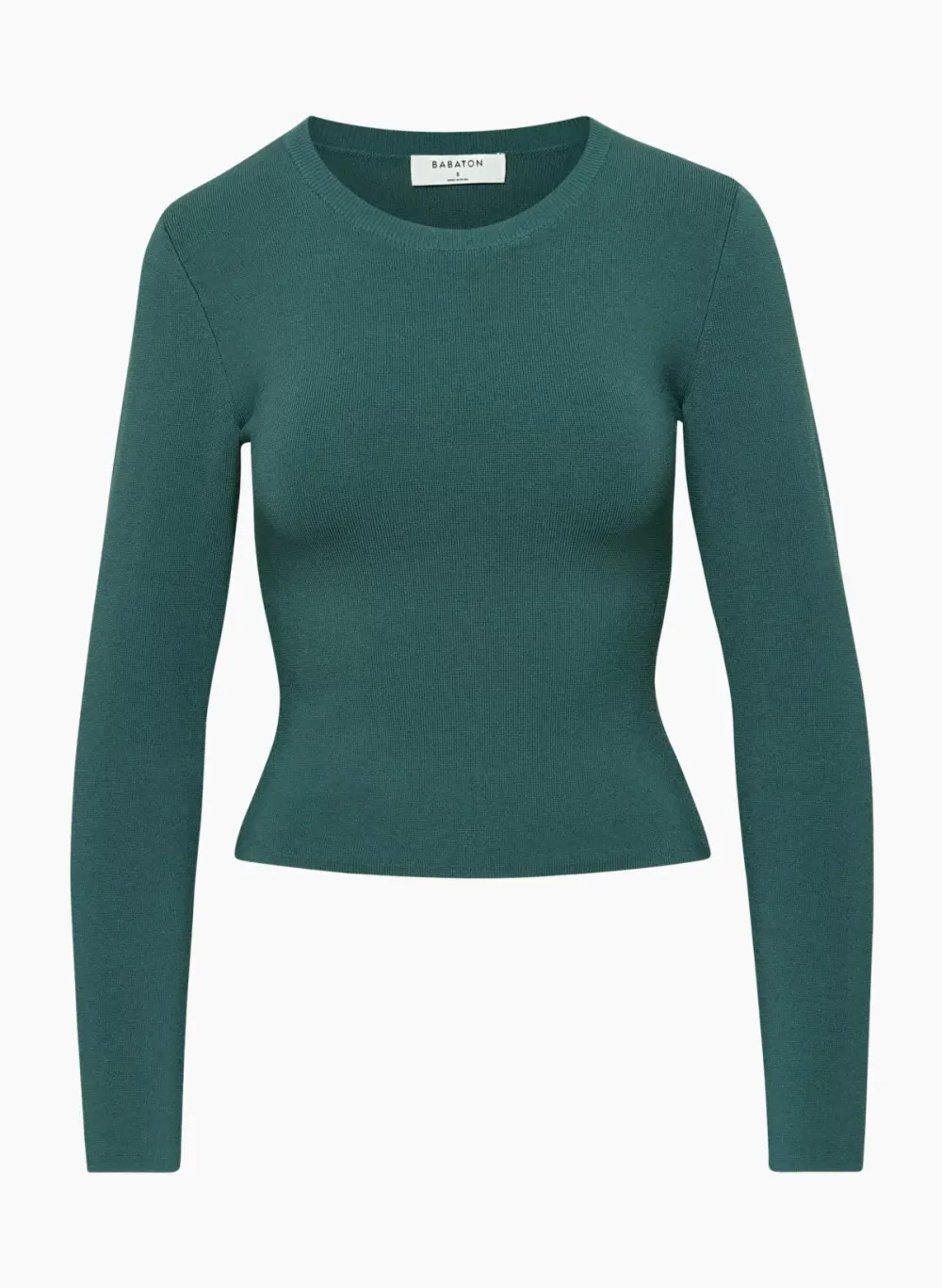 sculpt knit crew longsleeve