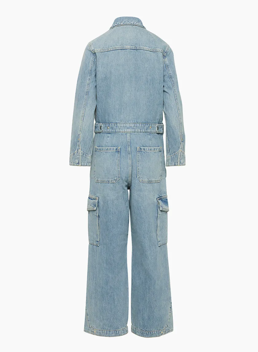 the '90s denim jumpsuit