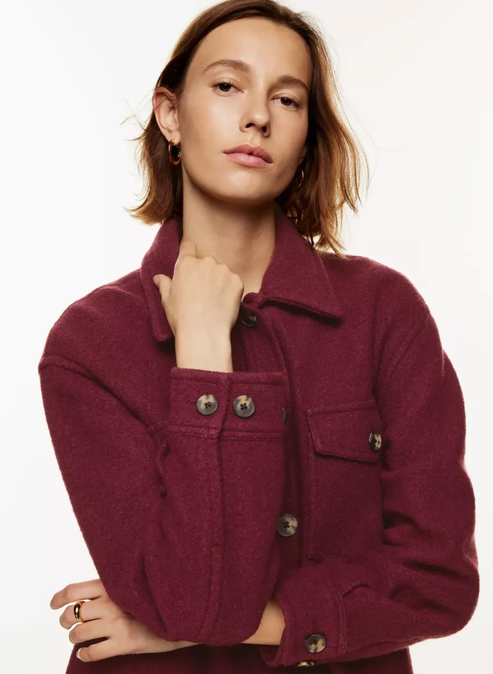 the gannaTM shirt jacket