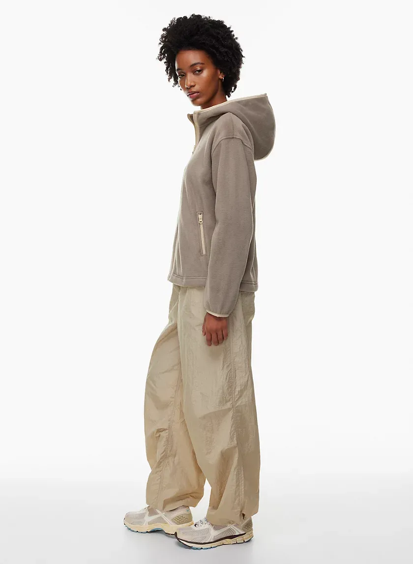 sno polar oversized zip hoodie