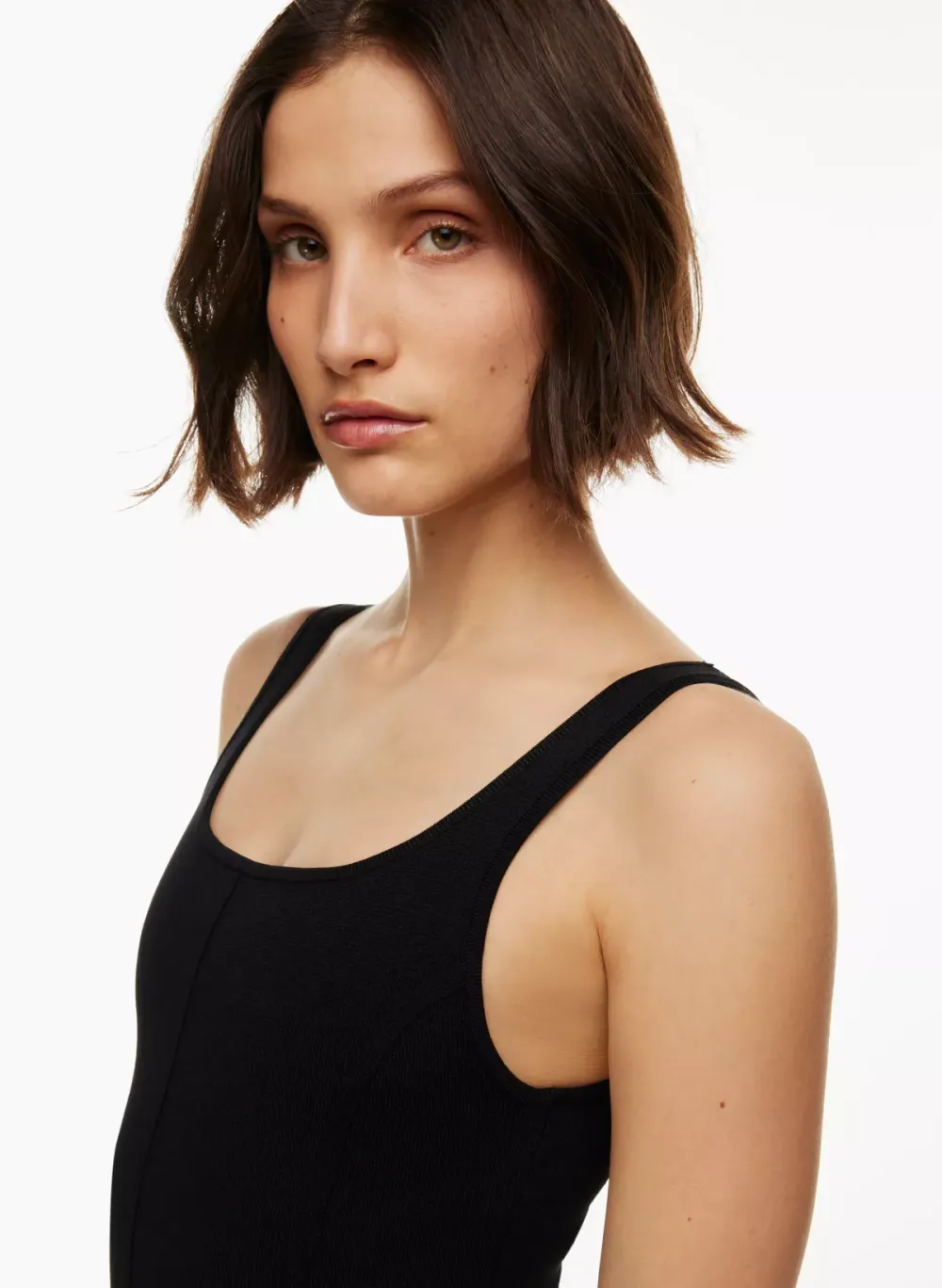 sculpt knit bustier dress