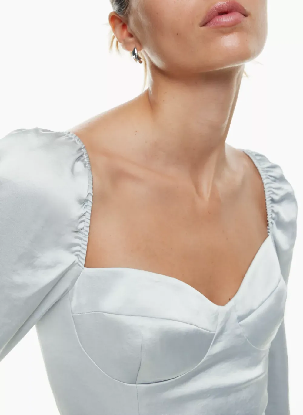 new novella satin blouse