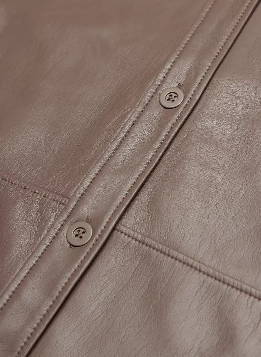 pelli hip shirt jacket