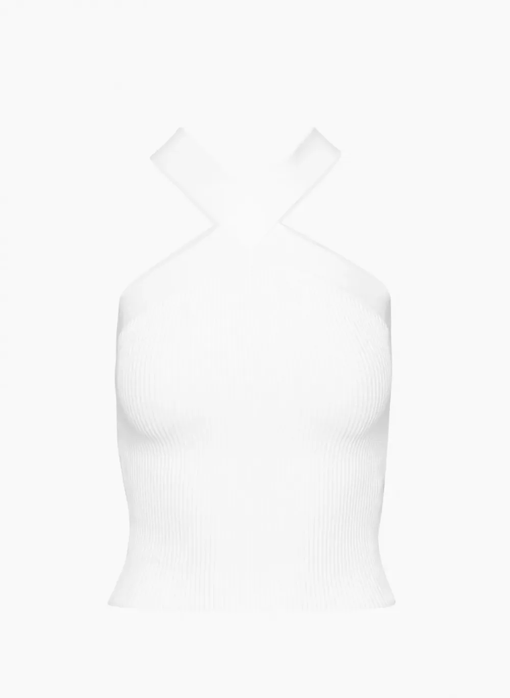 sculpt knit criss cross tank