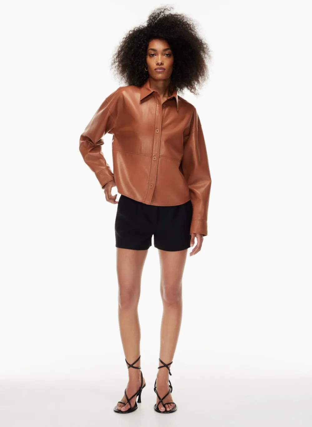 pelli hip shirt jacket