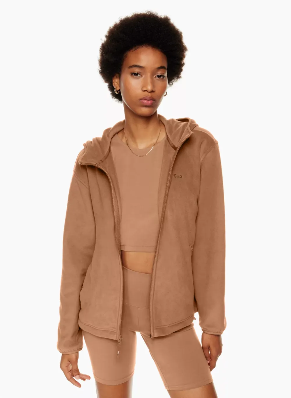 sno polar oversized zip hoodie