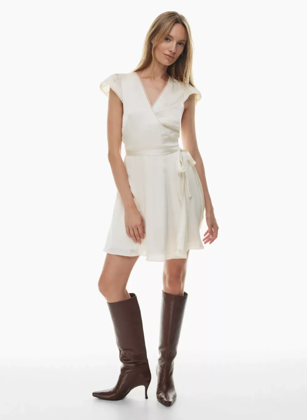 mademoiselle satin dress