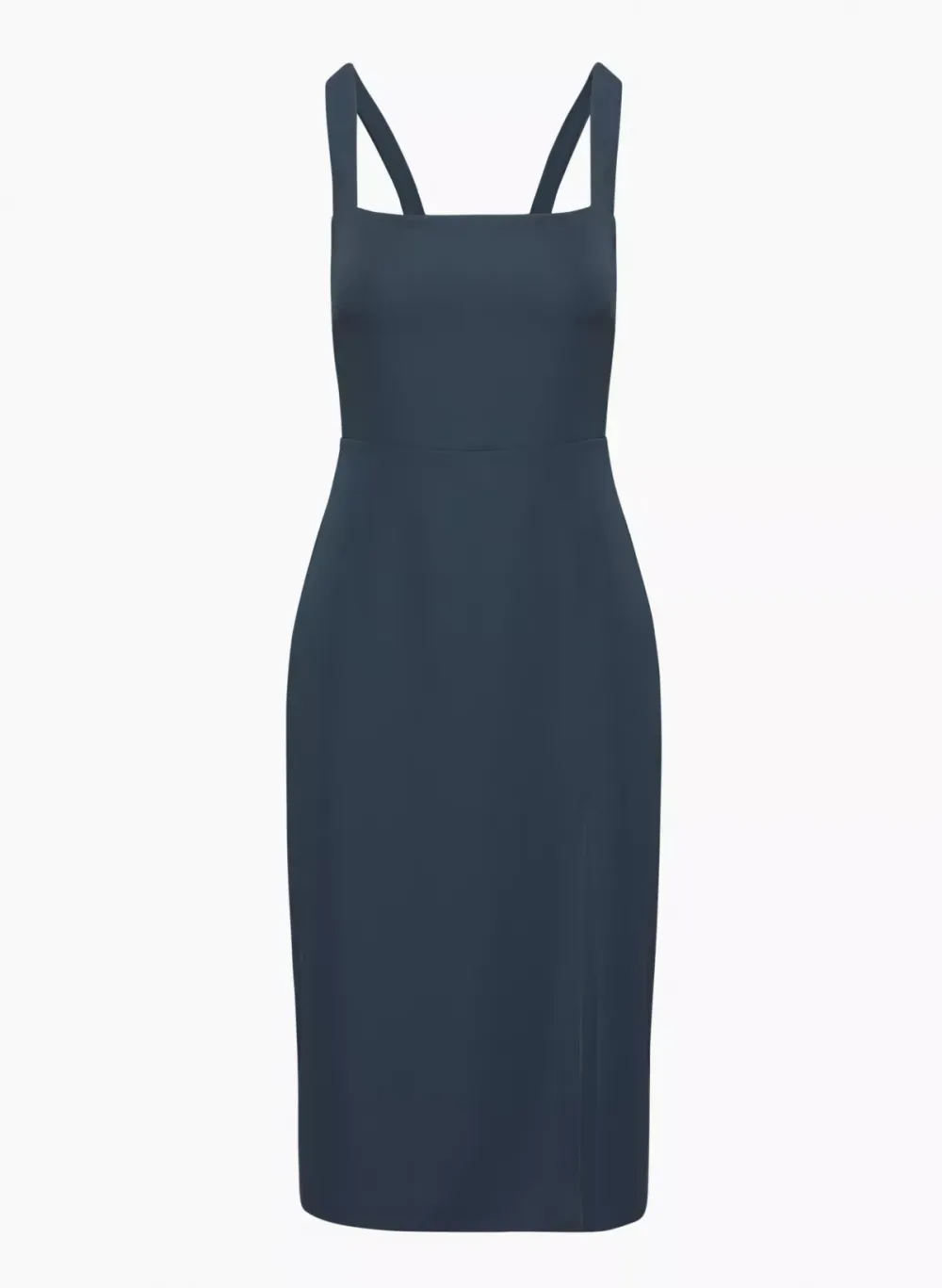 '90s slit midi dress