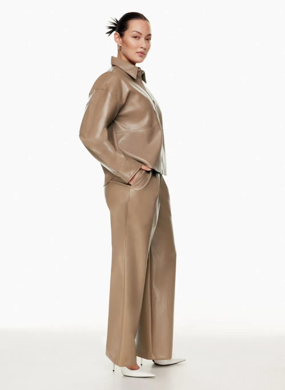 pelli hip shirt jacket