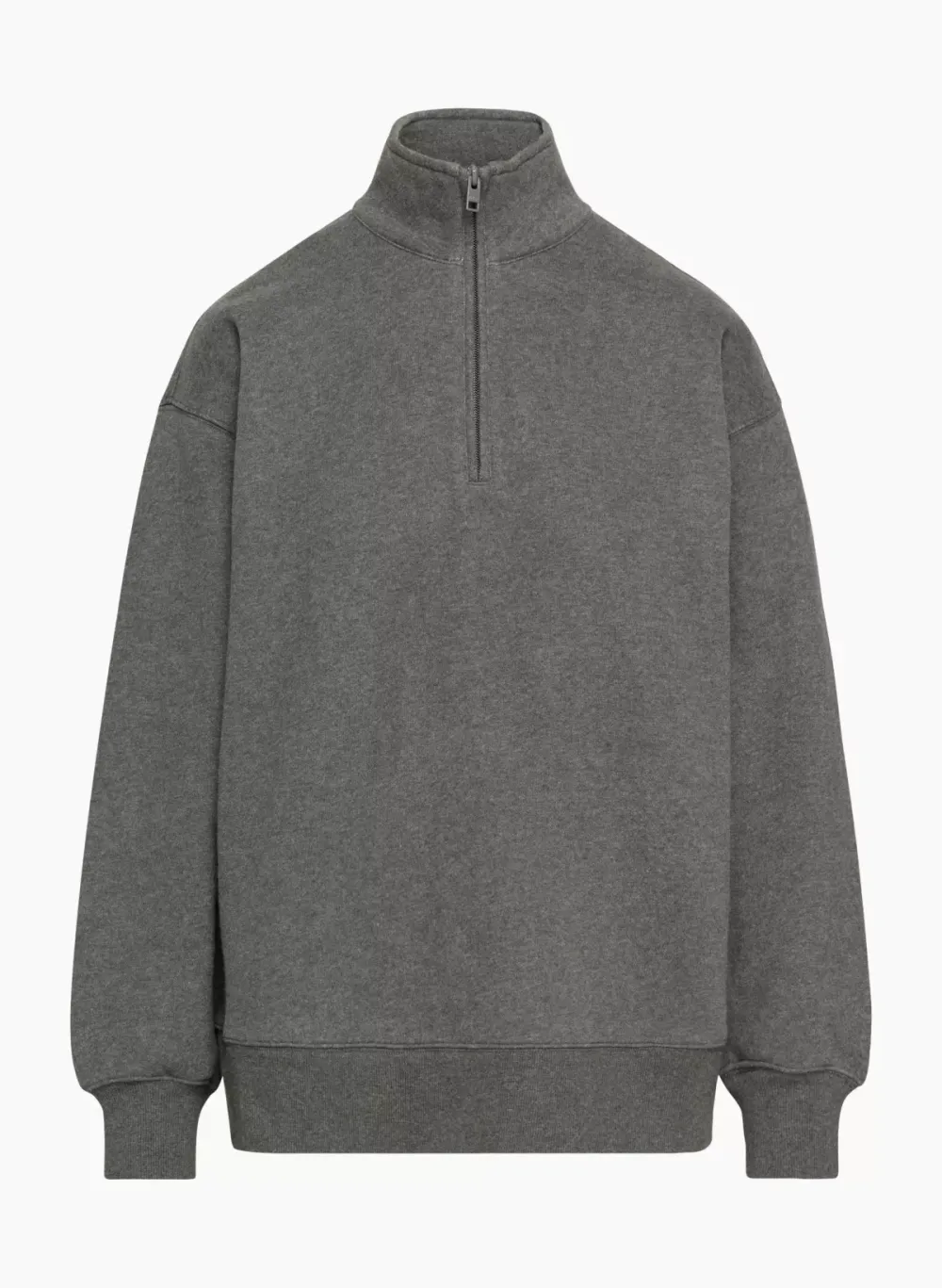 cozy fleece boyfriend 1/4 zip sweatshirt