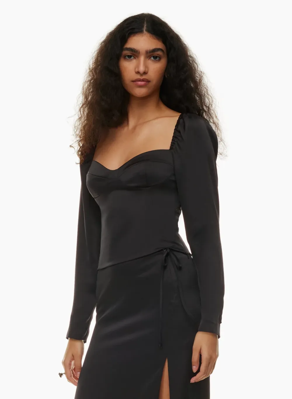 new novella satin blouse