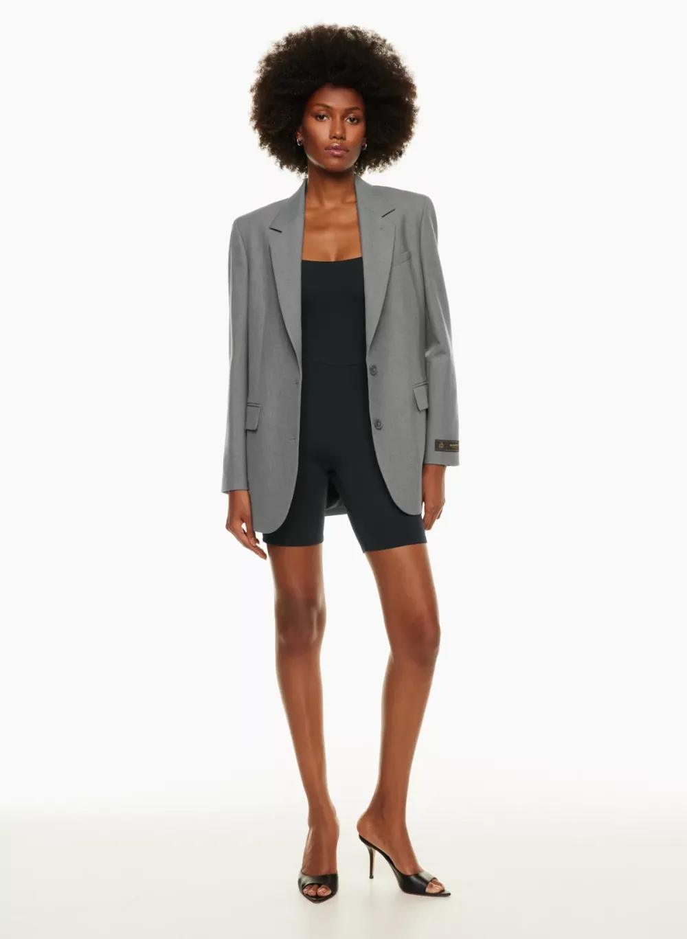 contour squareneck longsleeve romper