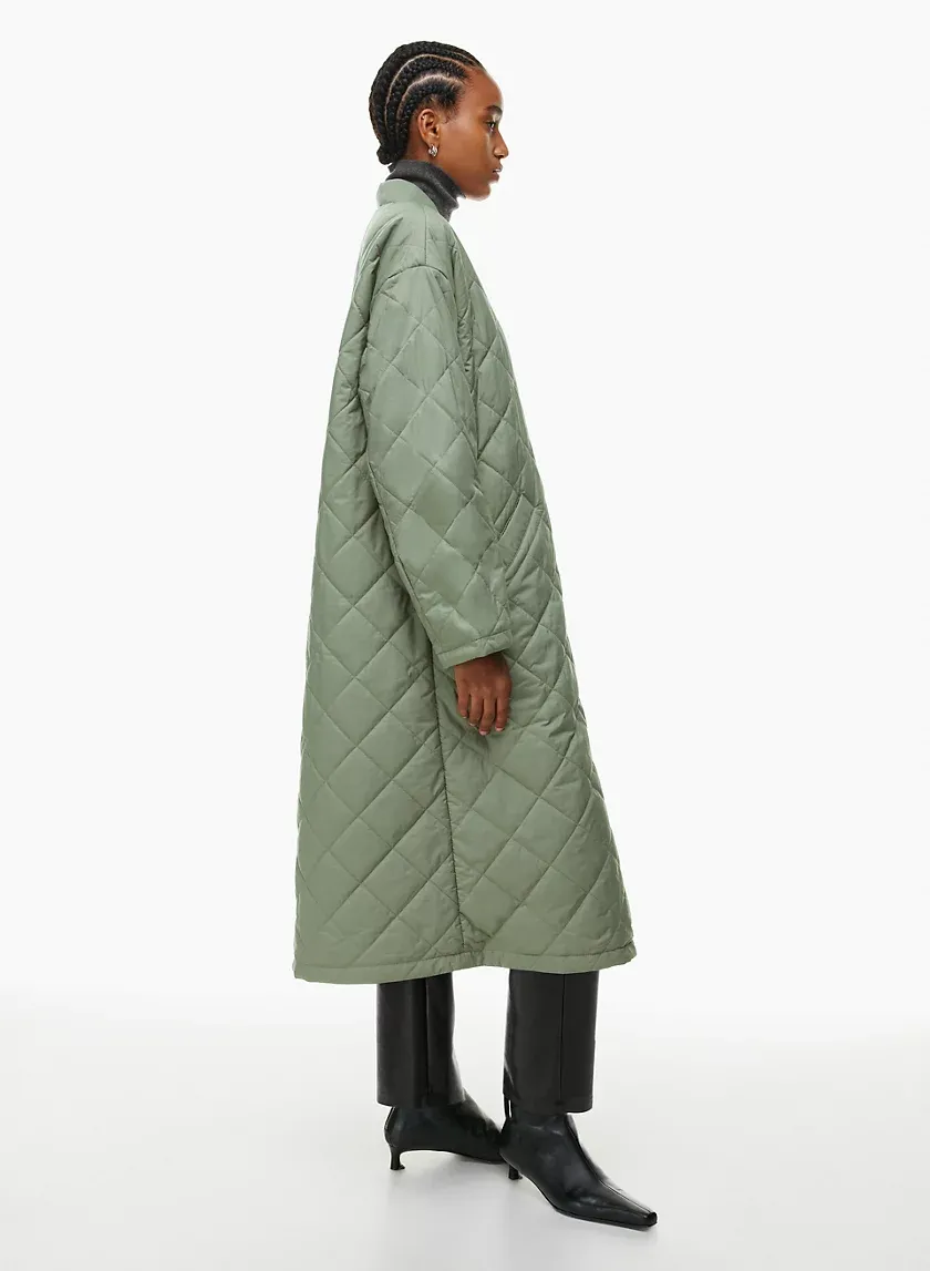 pavant quilted long jacket