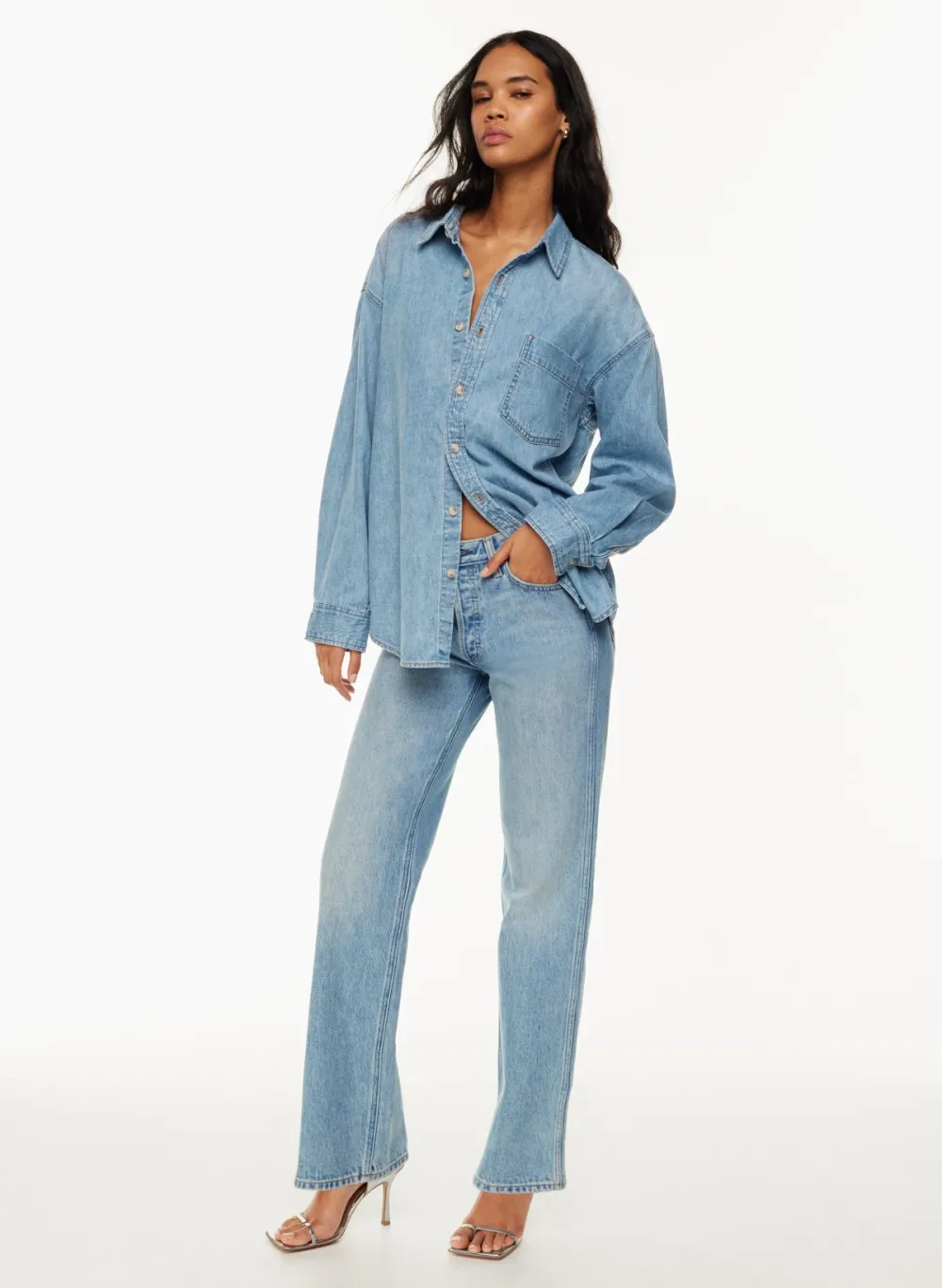 the '80s comfy denim shirt