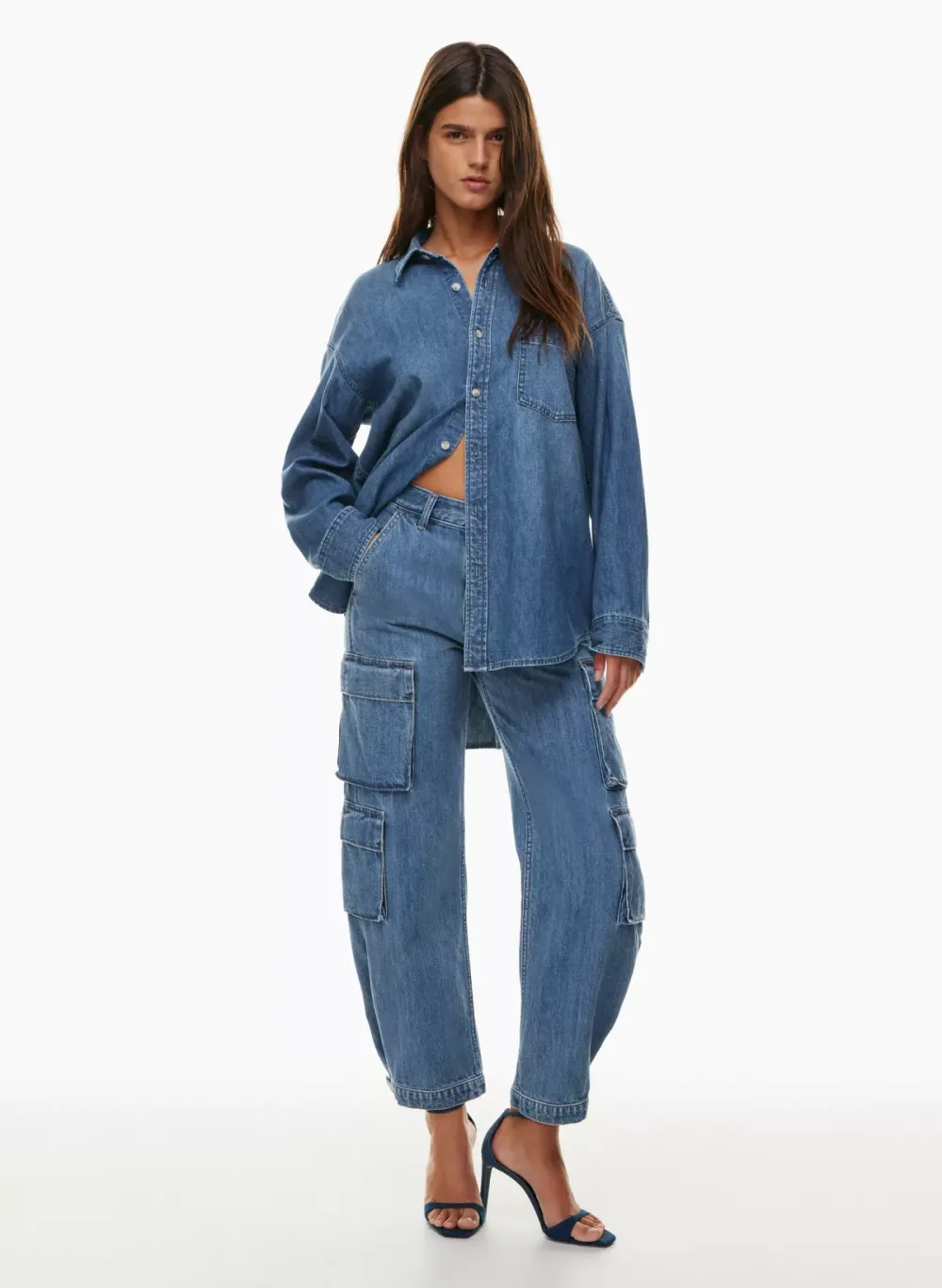 the '80s comfy denim shirt