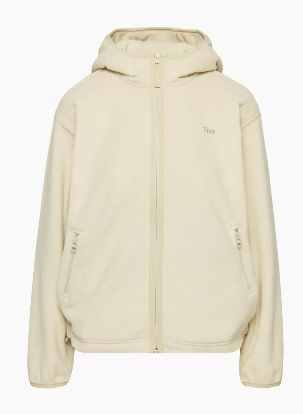 sno polar oversized zip hoodie