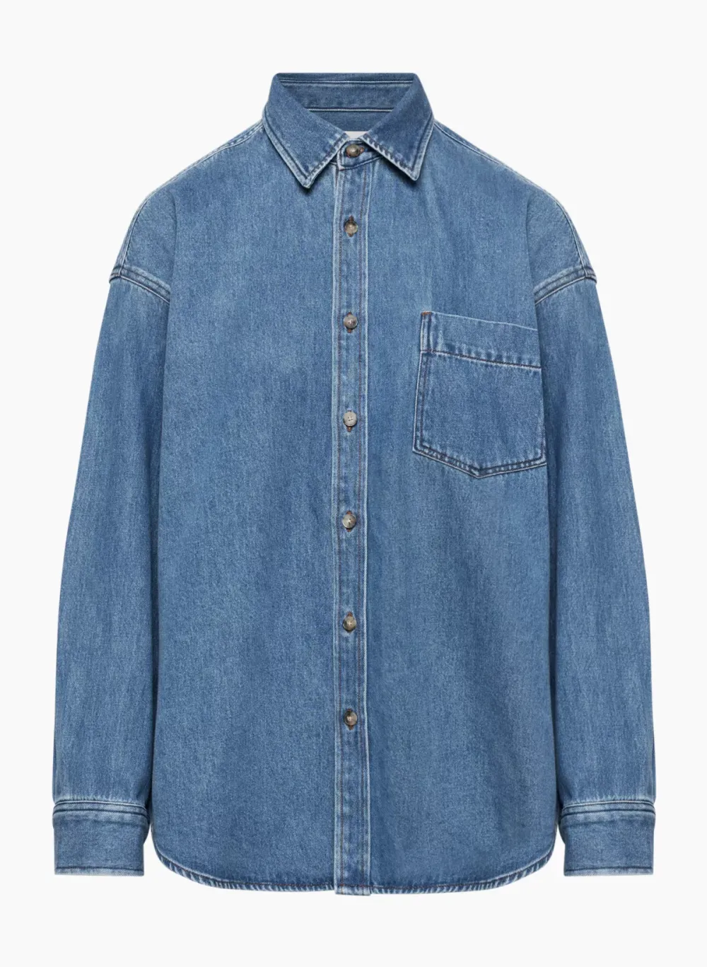 the '80s comfy denim shirt