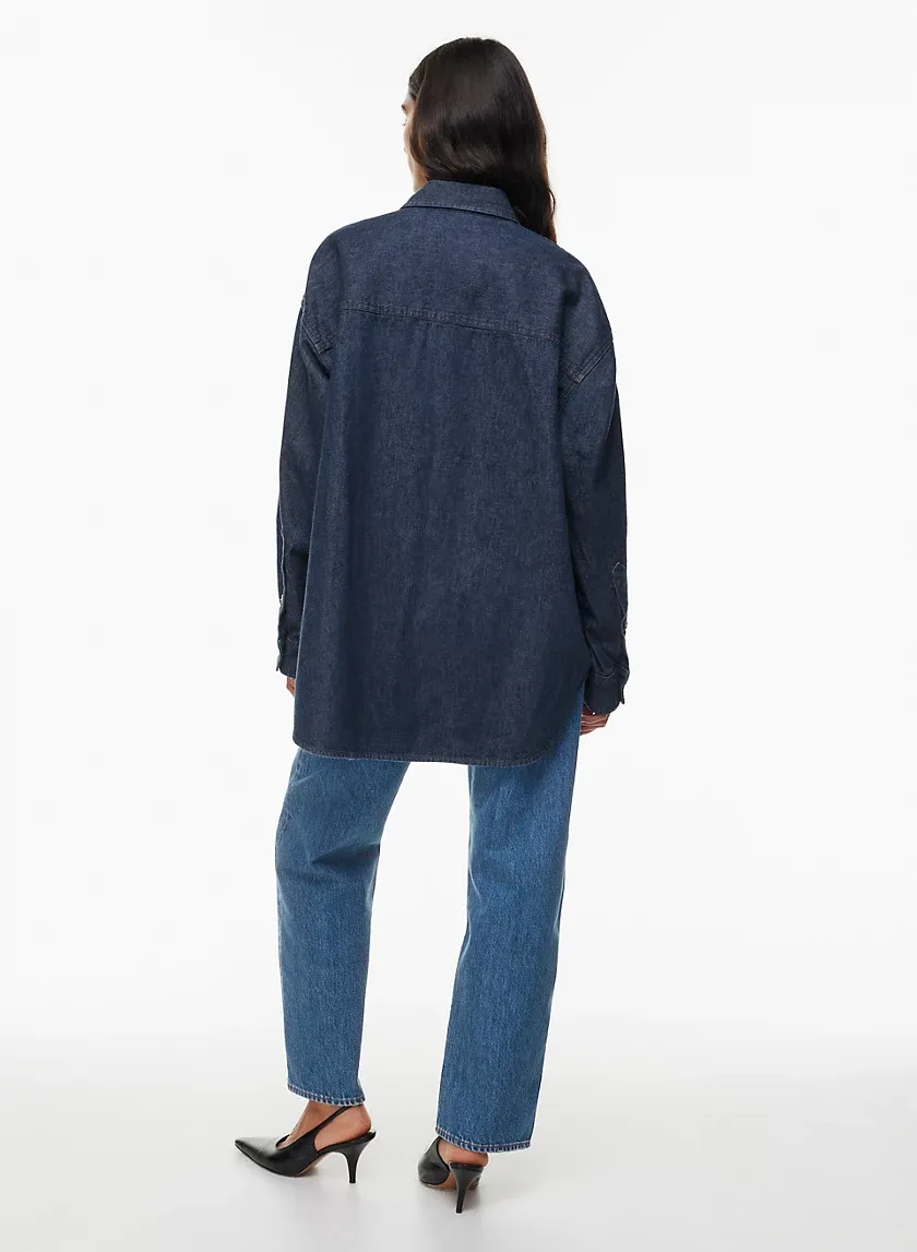 the '80s comfy denim shirt