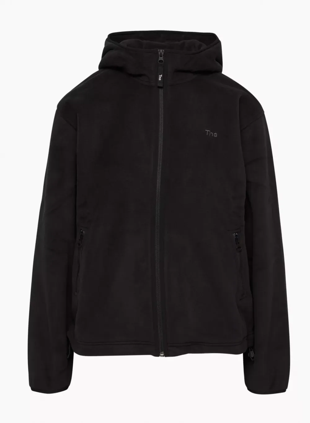 sno polar oversized zip hoodie